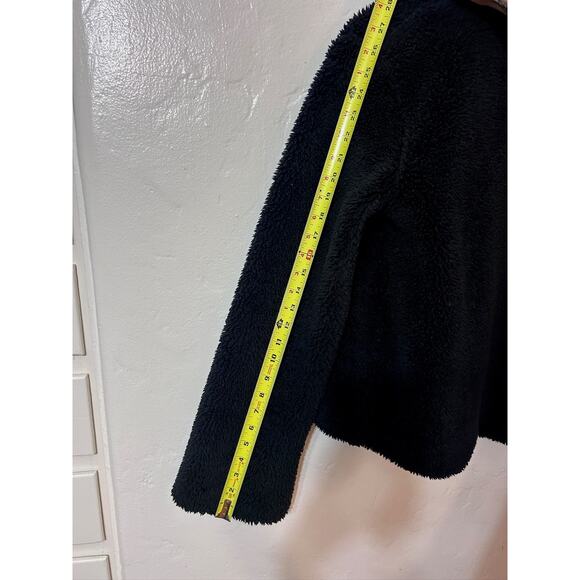 Alo Yoga Womens Black Faux Fur Jacket Size Small Perfect for Fall/Winter - Picture 5 of 7